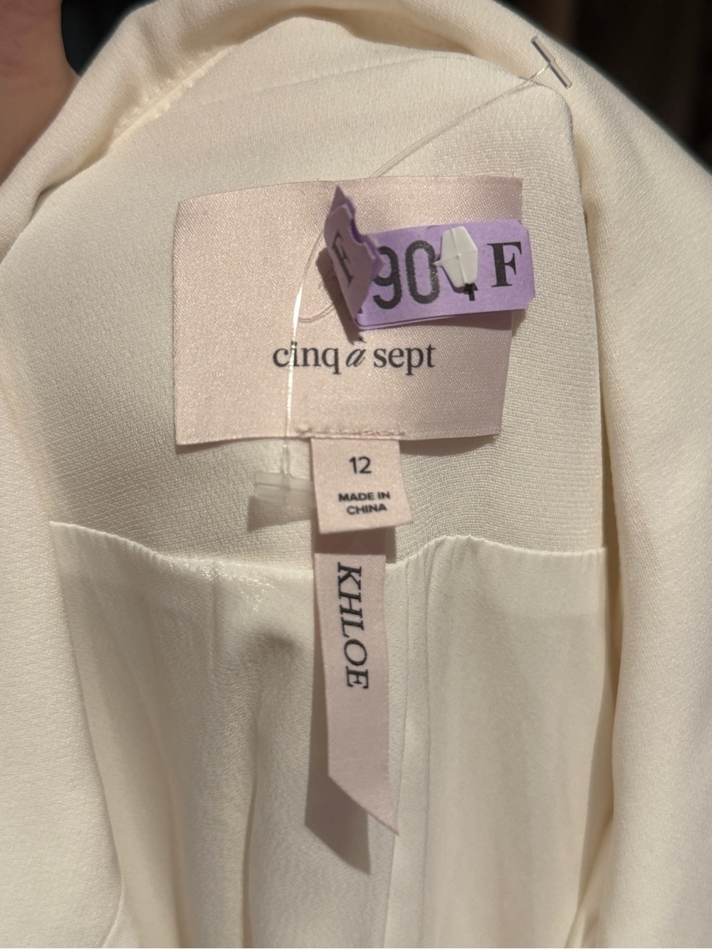 cinq a sept White Single-Button Blazer - Picture 6 of 6